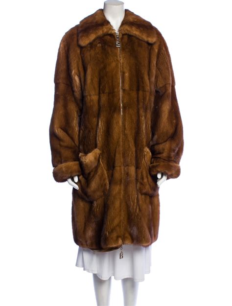 fur fendi coat|Fendi fur trimmed coats.